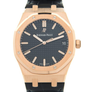Royal Oak Black Dial Automatic Men's Watch