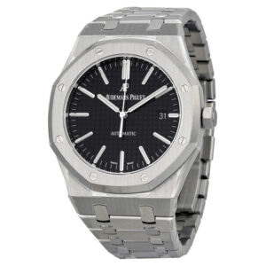 Royal Oak Black Dial Men's Watch 15400STOO1220ST01