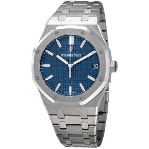 Royal Oak Blue Dial Automatic Men's Watch 15500ST.