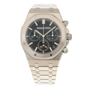 Royal Oak"50th Anniversary" Chronograph Automatic Black Dial Men's Watch
