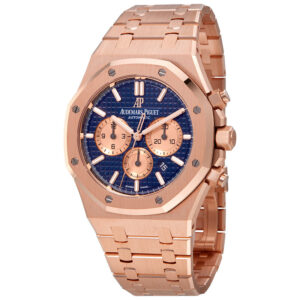 Royal Oak Grande Tapisserie Dial Men's 18K Rose Gold Watch