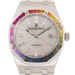 Royal Oak Rainbow Automatic Diamond White Gold Unisex Watch
