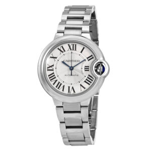 Ballon Bleu Automatic Silver Dial Ladies Watch