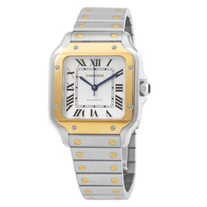 Santos Automatic Medium Size Silver Dial Ladies Watch