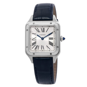 Santos Small Model Silver Dial Ladies Watch