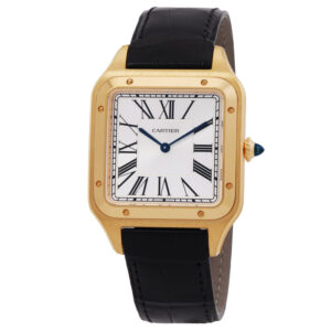 Santos-Dumont Hand Wind Silver Dial Men's Watch