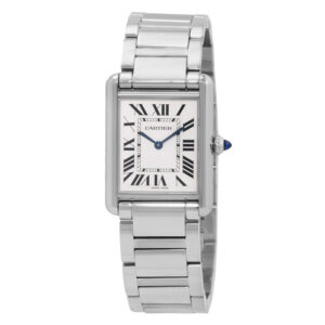 Tank Must Solarbeat Large Model Quartz Watch