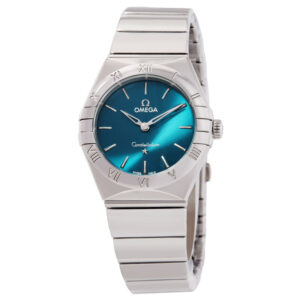 Constellation Quartz Peacock Blue Dial Ladies Watch