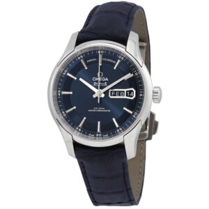 De Ville Hour Vision Blue Dial Automatic Men's Watch