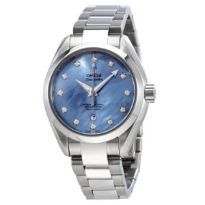 Seamaster Aqua Terra Lavender Mother of Pearl Dial Ladies Watch