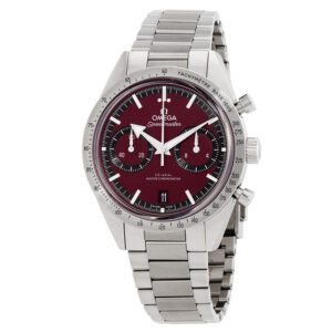 Speedmaster Chronograph Hand Wind Burgundy Dial Men's Watch