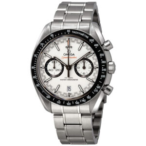 Speedmaster Racing Automatic White Dial Men's Watch