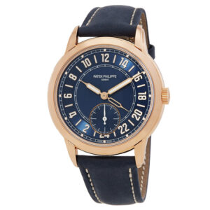 Complications Calatrava Travel Time Automatic Blue Dial Men's Watch 5224r-001