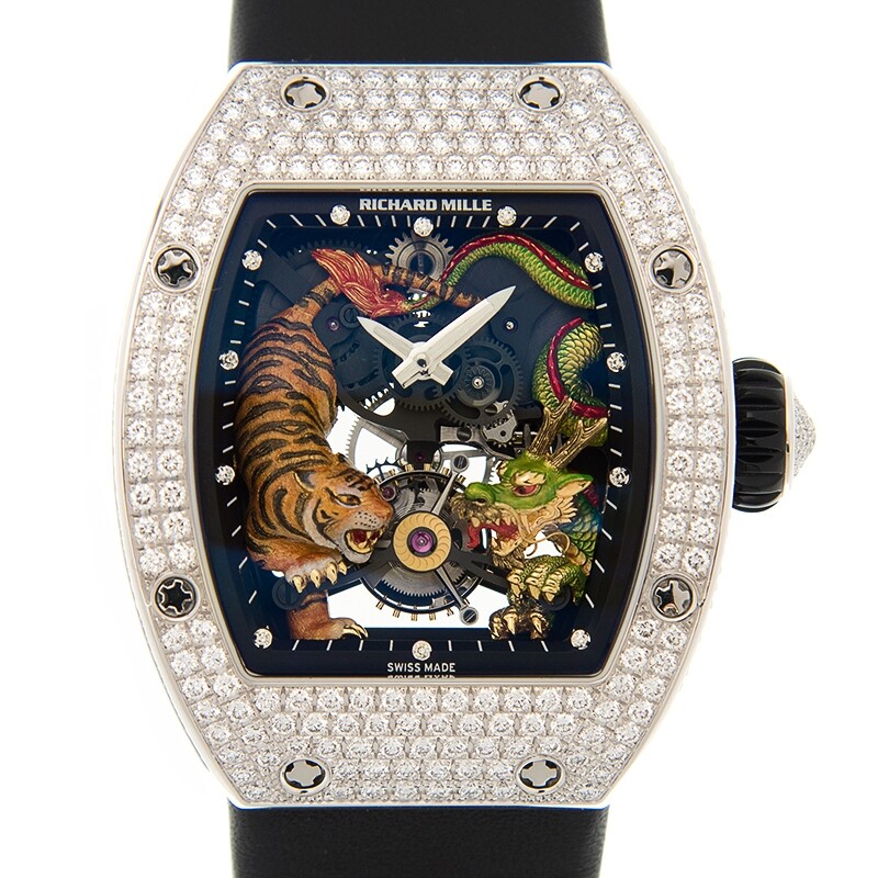 Tourbillon Tiger And Dragon Ladies Watch