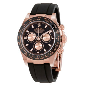 Cosmograph Daytona Black Dial Automatic Men's Oysterflex Watch