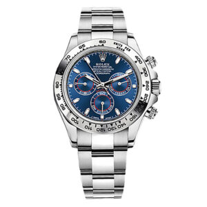 Cosmograph Daytona Blue Dial 18K White Gold Oyster Men's Watch