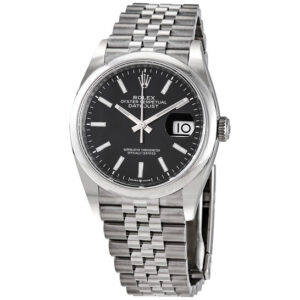 Datejust 36 Automatic Black Dial Men's Jubilee Watch