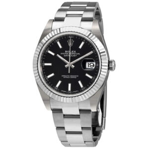 Datejust 41 Black Dial Stainless Steel Automatic Men's Watch