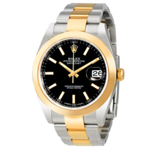 Datejust 41 Black Dial Steel and 18K Yellow Gold Oyster Men's Watch