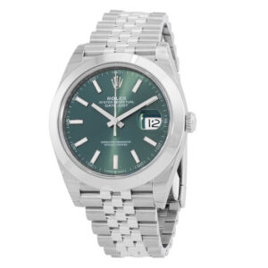 Datejust 41 Mint Green Dial Automatic Men's Jubilee Watch