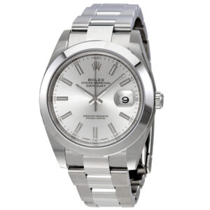 Datejust 41 Silver Dial Stainless Steel Automatic Men's Watch 126300SSO