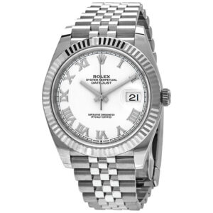 Datejust 41 White Dial Automatic Men's Jubilee Watch