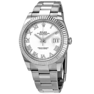Datejust 41 White Dial Men's Watch