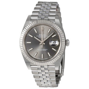 Datejust Dark Rhodium Dial Automatic Men's Jubilee Watch