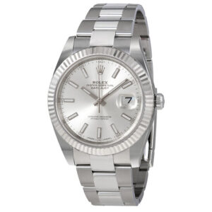 Datejust Silver Dial Automatic Men's Oyster Watch