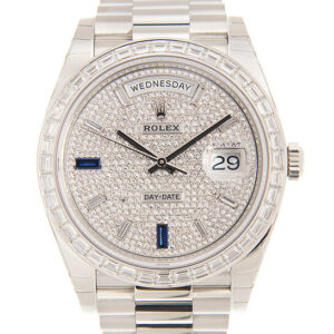 Day-Date 40 Automatic Chronometer Diamond-Pave Dial Men's Watch