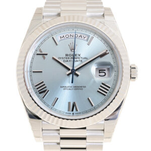 Day-Date 40 Ice-Blue Dial Platinum President Men's Watch