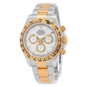 Daytona Chronograph Automatic White Dial Men's Watch