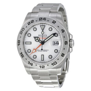 Explorer II White Dial Stainless Steel Oyster Bracelet Automatic Men's Watch