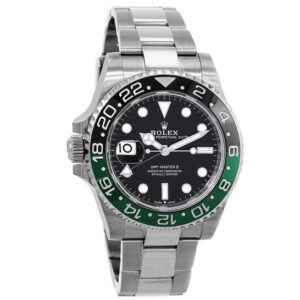 GMT-Master II Lefty Automatic Black Dial Sprite Bezel Men's Watch