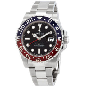 GMT-Master II "Pepsi" Automatic Black Dial Men's Watch 126710BKSO