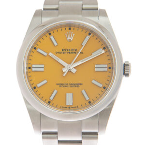 Oyster Perpetual 41 Automatic Yellow Dial Men's Watch