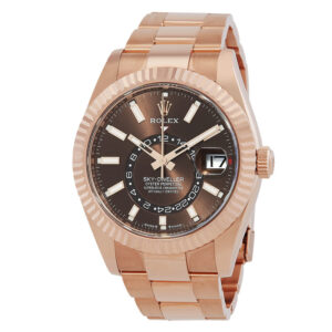 Sky Dweller GMT Automatic Chronometer Brown Dial Men's Watch