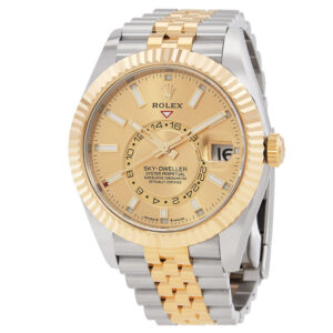 Sky Dweller GMT Automatic Chronometer Champagne Dial Men's Watch
