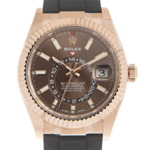 Sky-Dweller Automatic Chronometer 18kt Rose Gold Chocolate Dial Men's Watch