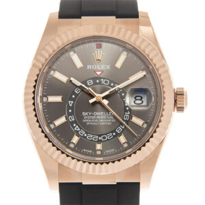 Sky-Dweller Automatic Chronometer 18kt Rose Gold Dark Rhodium Dial Men's Watch