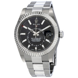 Sky-Dweller Black Dial Automatic Men's Oyster Watch