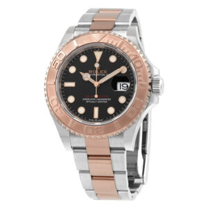 Yacht-Master 40 Black Dial Automatic Men's Steel and 18 ct Everose Gold Oyster Watch 126621BKSO