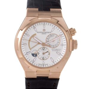 Overseas Dual Time Silver Dial Men's Watch