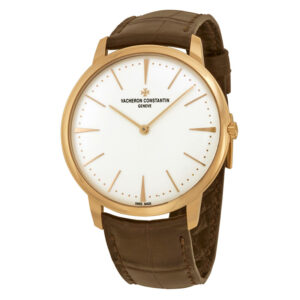 Patrimony Grand Taille 18kt Rose Gold Manual Wind Men's Watch