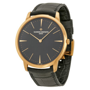 Patrimony Grey Dial 18k Pink Gold Manual Men's Watch 81180000R-9162