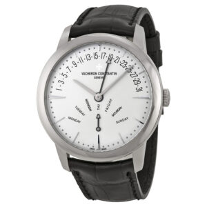 Patrimony Retrograde Day-Date Silver Dial Automatic Men's Watch