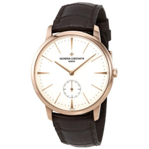 Silver Dial 18kt Rose Gold Men's Watch