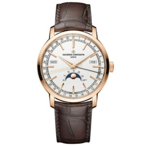 Traditionnelle Complete Calender Automatic Silver Dial Men's Watch