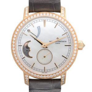 Traditionnelle Moon Phase Mother of Pearl Dial Ladies Watch